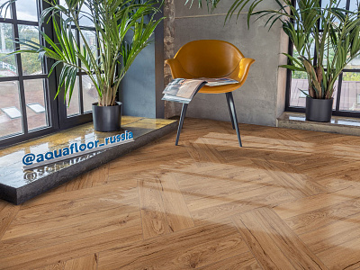 LVT ламинат AquaFloor Parquet Glue AF2507PG