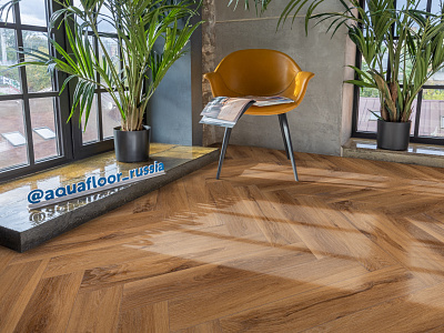 LVT ламинат AquaFloor Parquet Glue AF2516PG