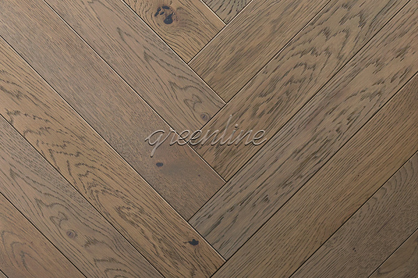 Инженерная доска Greenline Английская ёлка Matte 407 Дуб Шамплейн 620/125мм