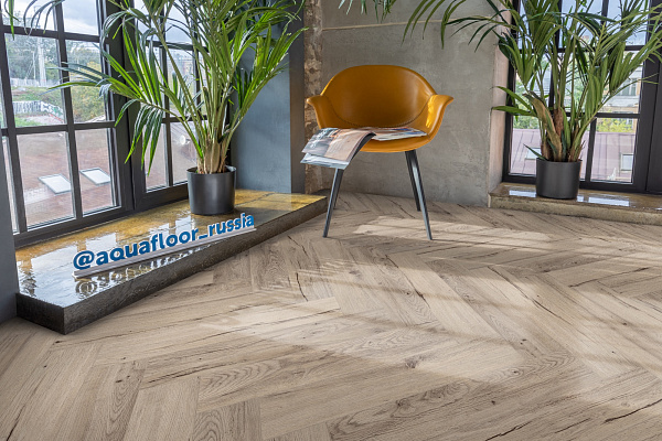 LVT ламинат AquaFloor Parquet Glue AF2512PG