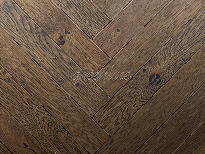 Инженерная доска Greenline Английская ёлка Matte 411 Дуб Мичиган 620/125мм