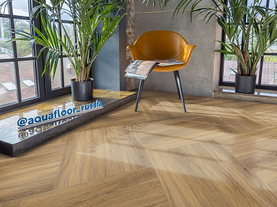 LVT ламинат AquaFloor Parquet Glue AF2504PG
